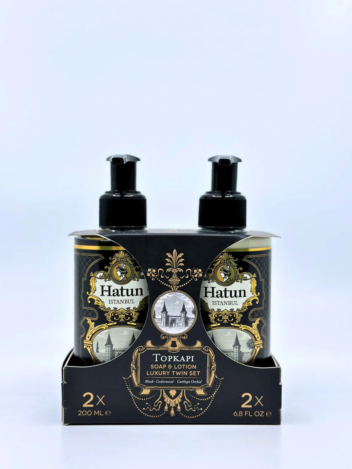 Topkapı Misk, Sedir Ağacı & Orkide Soap & Lotion Luxury Twin Set – Hatun İstanbul