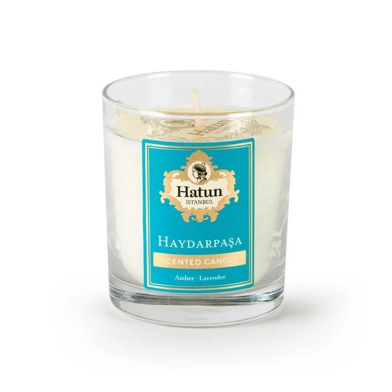Haydarpaşa Amber & Lavanta Sticker Mum 130 gr