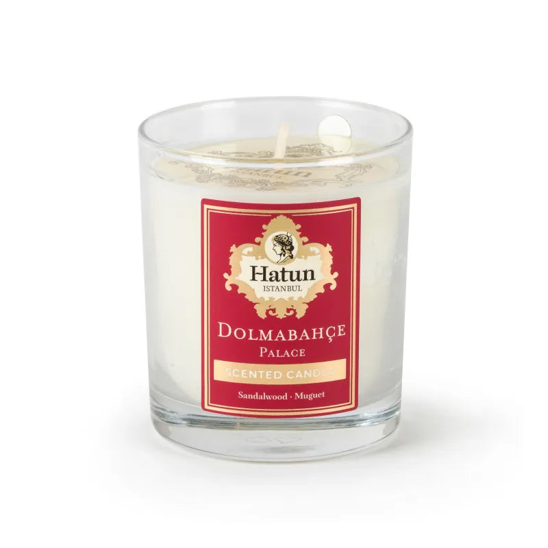 Dolmabahçe Palace Sandal Ağacı & Müge Sticker Mum 130 gr – Hatun İstanbul
