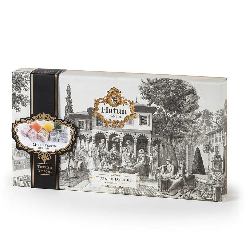 Karışık Lokum 600 gr – Karışık Çerezli, Narlı Antep Fıstıklı , Güllü, Limonlu & Naneli – Hatun İstanbul