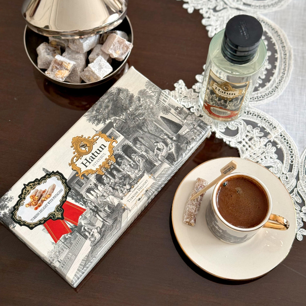 Duble Antep Fıstıklı Fitil Lokum 400 gr – Hatun İstanbul