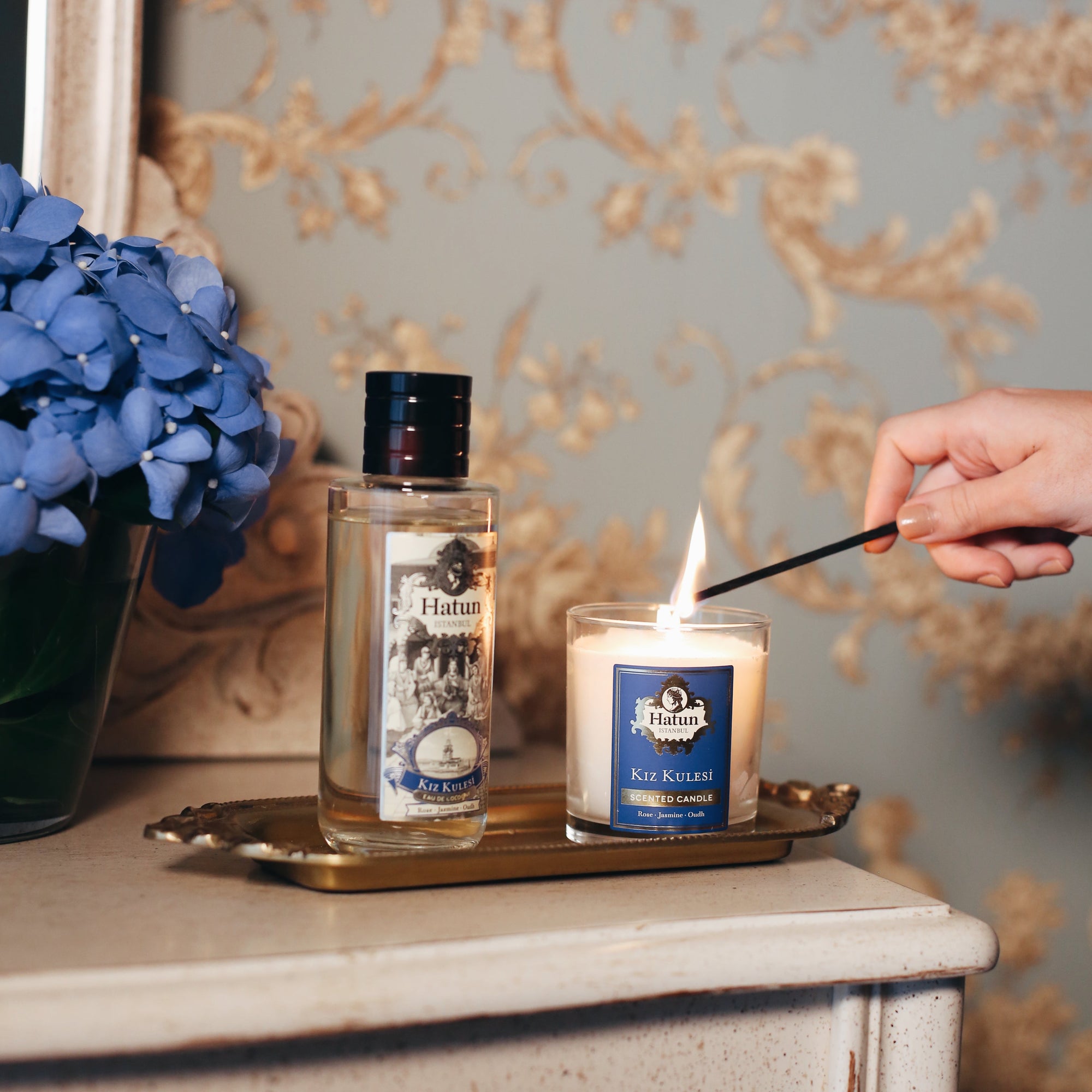 Maiden's Tower Sticker Candle 130 Gr